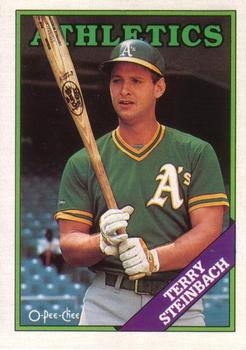1988 O-Pee-Chee Baseball Cards 044      Terry Steinbach